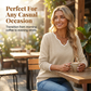 Women’s Casual Long Sleeve Knit Top