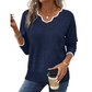Women’s Casual Long Sleeve Knit Top