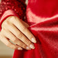 Women's Elegant Draped Neck Sequin Sleeve Dress