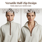 👚Seasonal Style - Half-Zip Top & Wide-Leg Pants Set – Cozy Turtleneck or Breezy V-Neck Styling