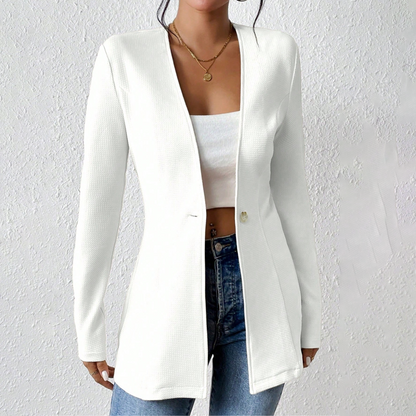 🧥Seasonal Style - Tailored Blazer with One-Button Closure – Breathable Comfort & Crisp Lines for Every Occasion