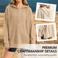 👚Seasonal Style - Button-Front Hooded Pullover – Roomy Cut & Side Slits for Unrestricted Movement All Day