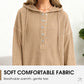 👚Seasonal Style - Button-Front Hooded Pullover – Roomy Cut & Side Slits for Unrestricted Movement All Day
