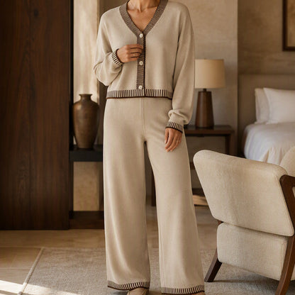 Women's Knit Two-Piece Sweater Set