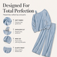 👚Seasonal Style - Off-Shoulder Top & Wide-Leg Pants – Elegant Drape & Comfortable Fit for Warm-Weather Days