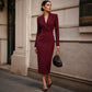 Women's Elegant Asymmetrical Single Breasted Blazer Dress