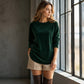 👚Seasonal Style - Relaxed Cotton Crew Top – Breezy Comfort & Easy Pairing with Jeans or Leggings