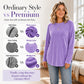 👚Seasonal Style - Relaxed Cotton Crew Top – Breezy Comfort & Easy Pairing with Jeans or Leggings