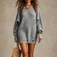 Women's Crewneck Distressed Oversized Sweater
