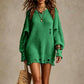 Women's Crewneck Distressed Oversized Sweater
