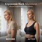 Seamless Posture Corrector Front Closure Bra