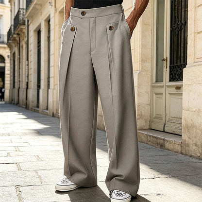 👖New Arrivals - Straight Leg Trousers with Wrinkle-Free Fabric – Versatile Comfort for Office or Casual Outings