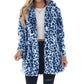 Women’s Stylish Leopard Print Faux Fur Coat