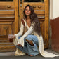 Women's Crochet Hollow Out Long Cardigan
