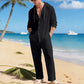 Breathable Linen Beachwear Outfit for Men