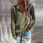 Women's Ribbed Knit Zip-Up Hoodie