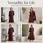 Women Casual Shirt & Long Skirt Two-Piece Set