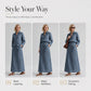 Women Casual Shirt & Long Skirt Two-Piece Set