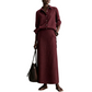 Women Casual Shirt & Long Skirt Two-Piece Set