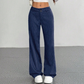 Women's Striped Flared Dress Pants