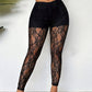 Women's Sexy Sheer Lace Mesh Pants