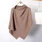 Women's Stylish Side Button Poncho