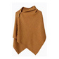 Women's Stylish Side Button Poncho