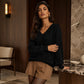 Women's Elegant Back Bowknot Knit Top