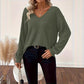 Women's Elegant Back Bowknot Knit Top