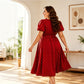Women's Plus Size Polka Dot Dress 