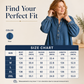 Women's Long Lantern Sleeve Maxi Denim Dress