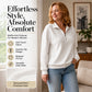 Women's Quilted Grid Half Zip Sweatshirt