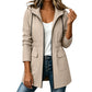 Women's Water Resistant Hooded Rain Jacket