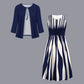 Women's 2-Piece Sleeveless Dress and Cardigan Set