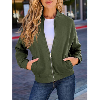 Women's Casual Zip Up Jacket