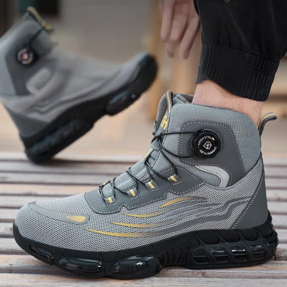 High-Top Puncture-Resistant Safety Shoes