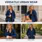 Women's Casual Zip-Up Hooded Jacket