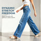 Women's Wide-Leg Stretchy Jeans