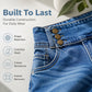 Women's Wide-Leg Stretchy Jeans