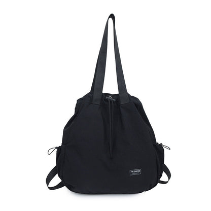 Women's Large Capacity Drawstring Tote Backpack