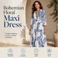 Women's Floral Print Maxi Dress