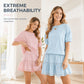 Women Casual Top & Shorts 2-Piece Set