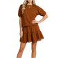 Women Casual Top & Shorts 2-Piece Set
