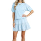 Women Casual Top & Shorts 2-Piece Set