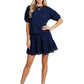 Women Casual Top & Shorts 2-Piece Set