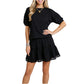 Women Casual Top & Shorts 2-Piece Set