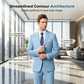 Men's 2-Piece Modern Fit Business Suit Set
