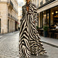 Women's Artistic Graffiti Print Maxi Dress