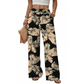 Women Leopard Print High Waisted Pants
