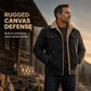 Men’s Casual Sherpa Utility Cargo Jacket